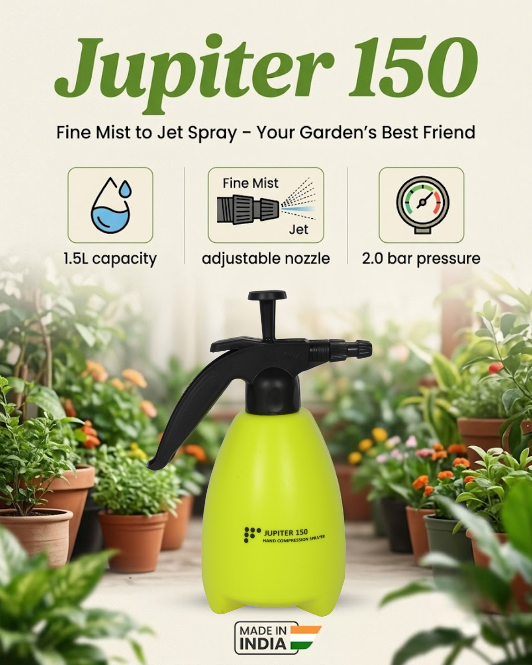 Jupiter 150 Hand Compression Sprayer
