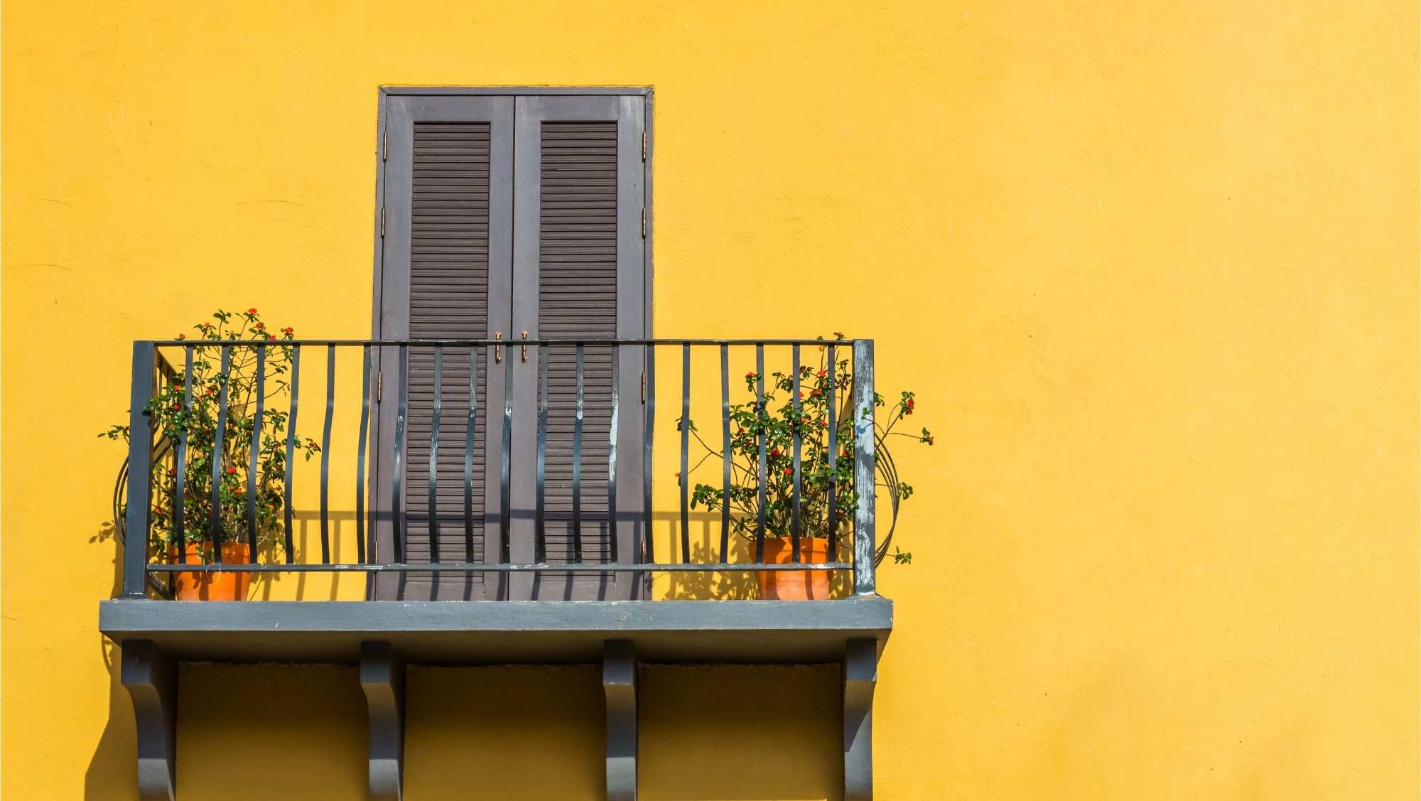 Empty balcony