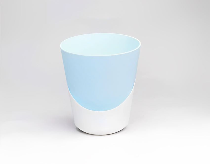 Pastel blue and white Atlantis - Self Watering Planter