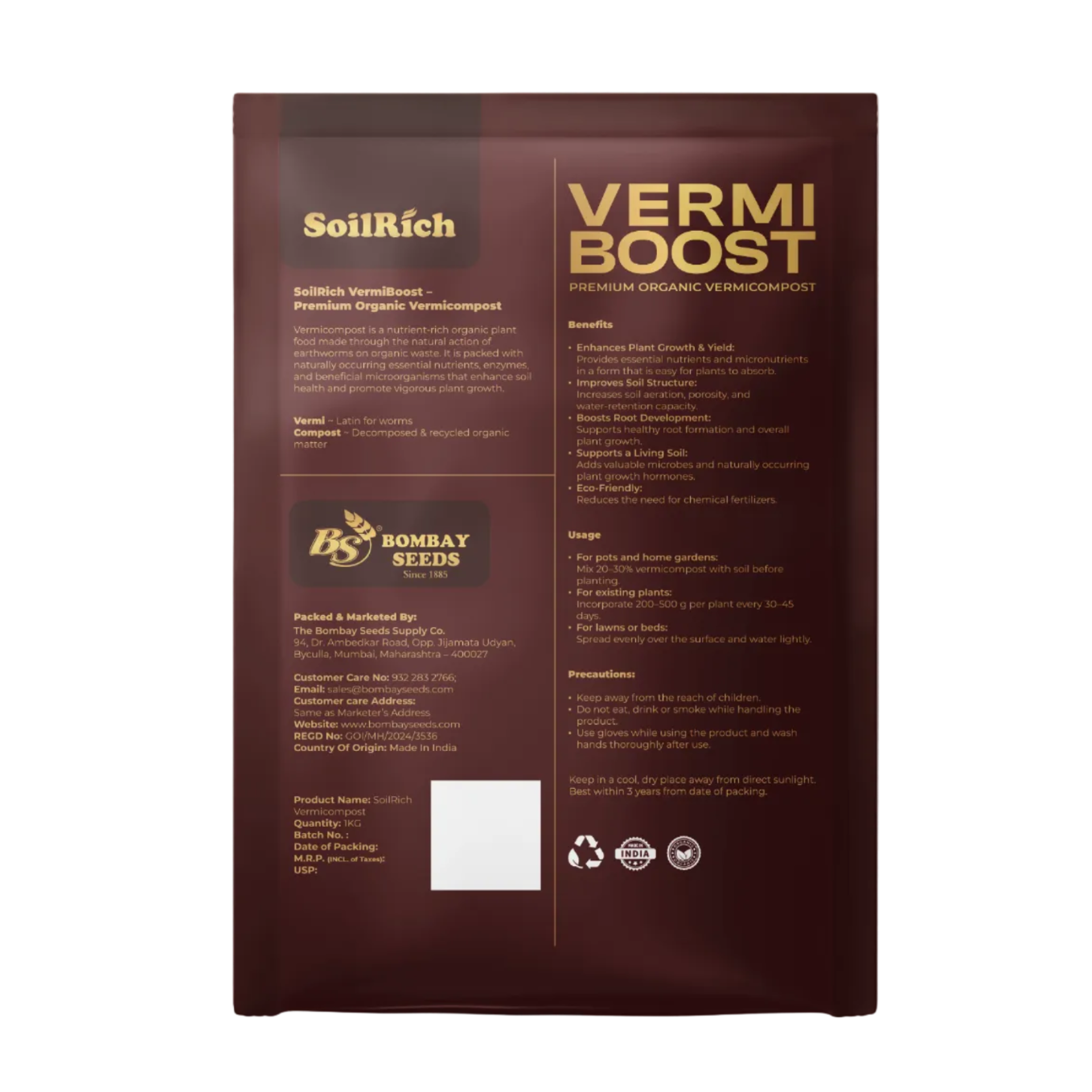 SoilRich Vermi Boost 1kg