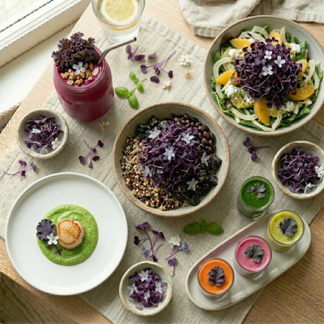 Kale Purple Microgreen Seeds (50g)