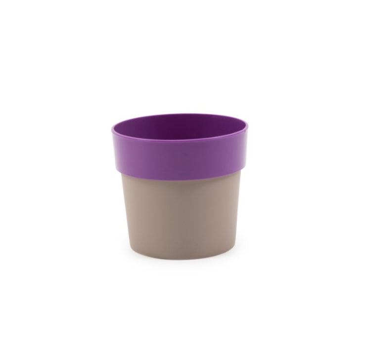 purple Arty Round Planter