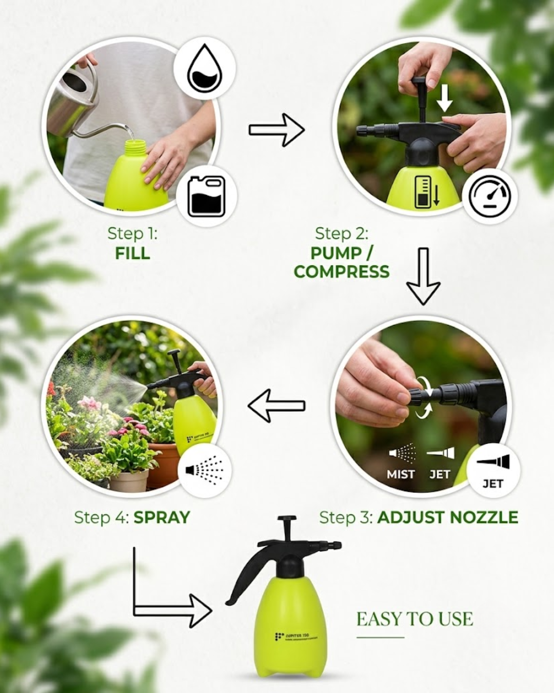 Jupiter 150 Hand Compression Sprayer