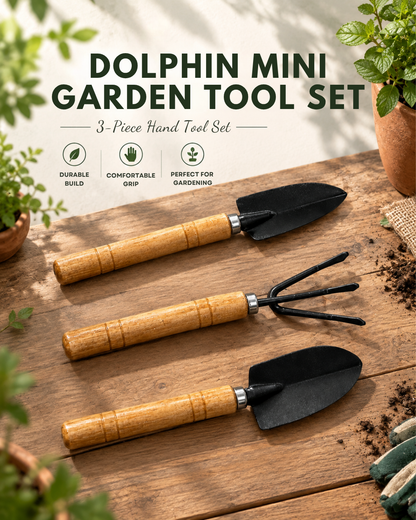 Dolphin Mini Garden Tools Set