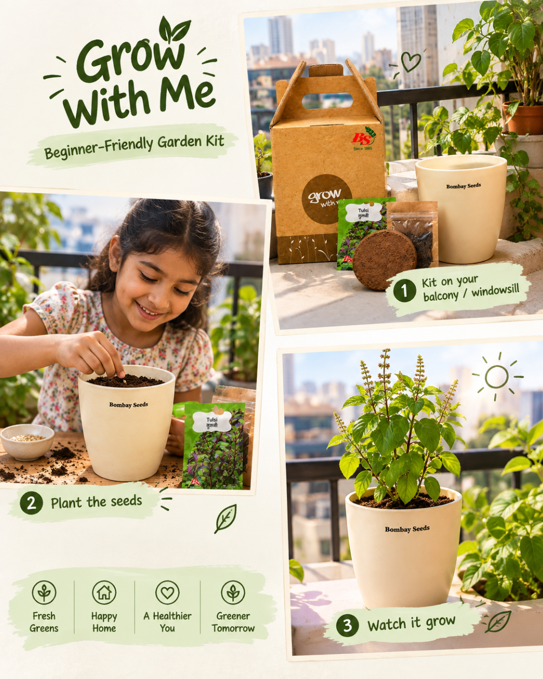 Grow With Me-Beginner-friendly garden kit