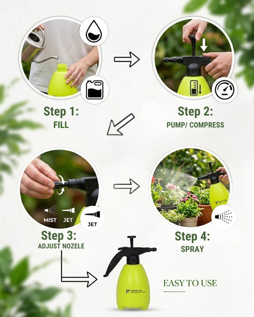 Jupiter 150 Hand Compression Sprayer
