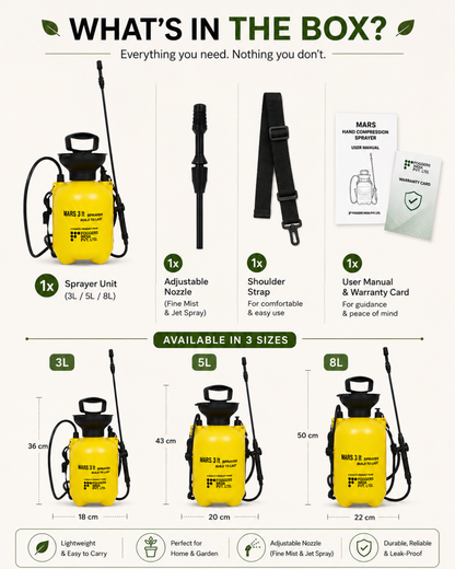 Mars Sprayer Range 3L / 5L / 8L