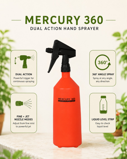 Mercury 360: Dual Action Hand Sprayer
