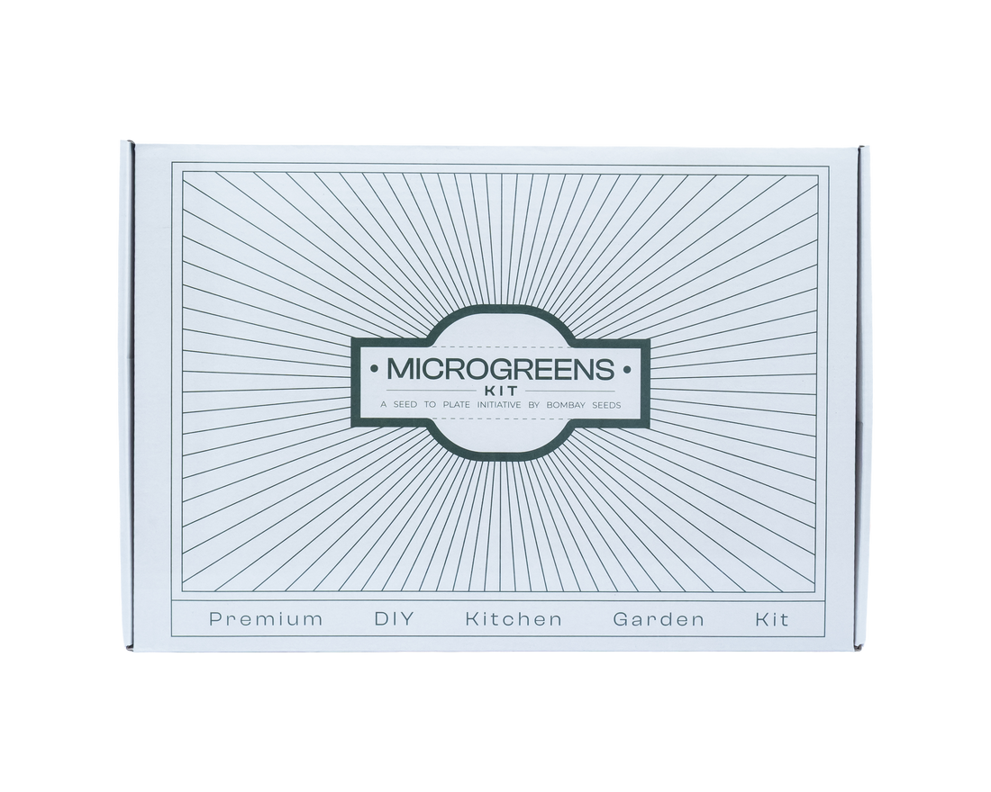Superfood Power Pack - Microgreen Kit of 4 [Kale Green, Kale Purple, Broccoli, Swiss Chard]