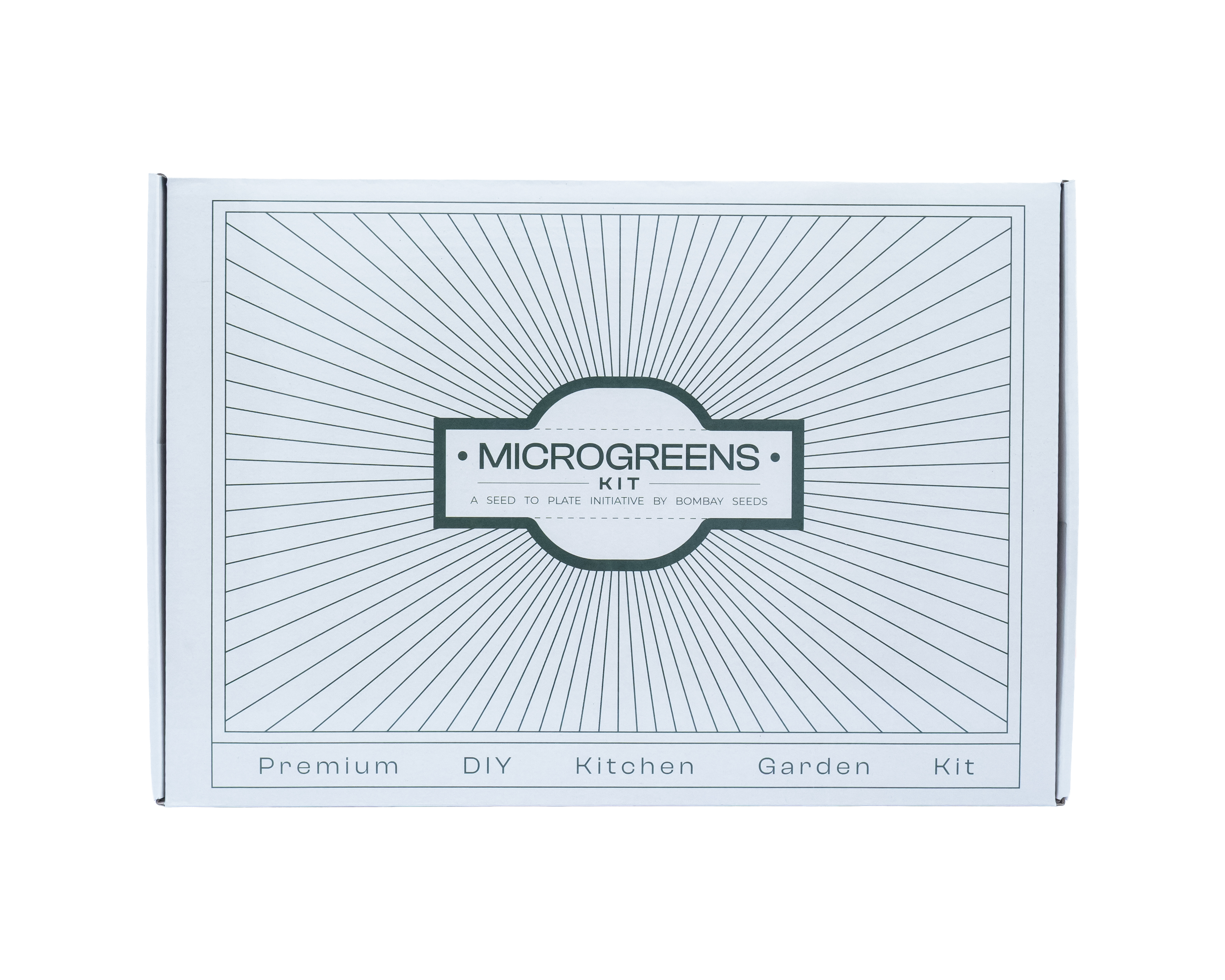 Superfood Power Pack - Microgreen Kit of 4 [Kale Green, Kale Purple, Broccoli, Swiss Chard]