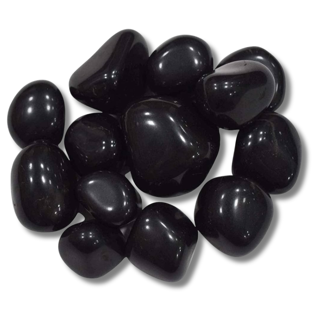 Natural Black Stones (Medium - 1kg)