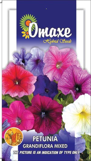 Petunia Grand Flora Mixed Seeds