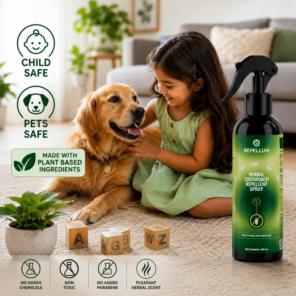 Repellum™ Herbal Cockroach Repellent Spray