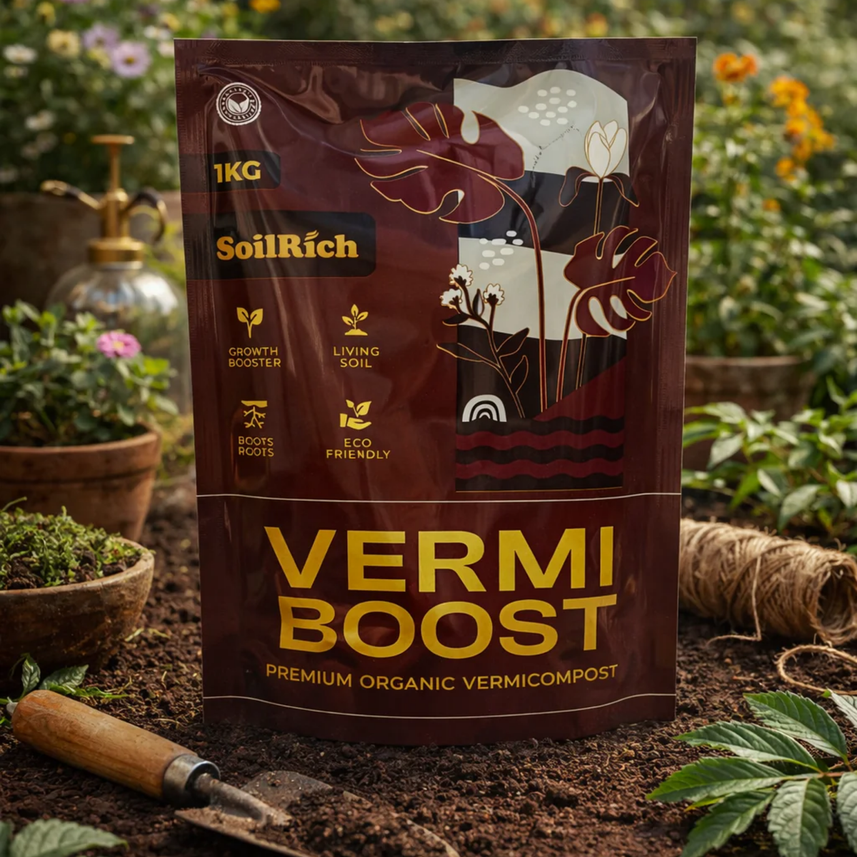 SoilRich VermiBoost [Vermicompost] 1Kg