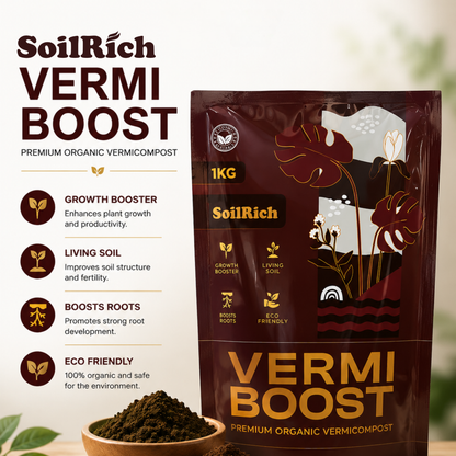 SoilRich VermiBoost [Vermicompost] 1Kg