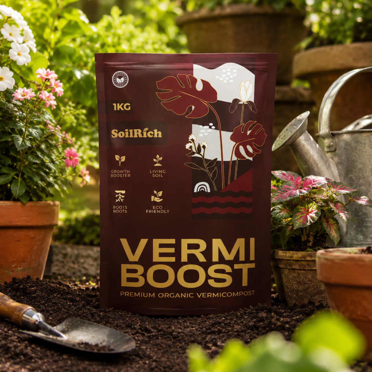 SoilRich VermiBoost [Vermicompost] 1Kg