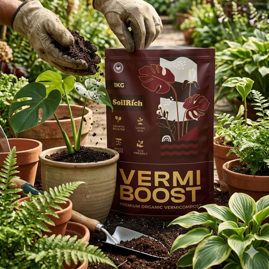 SoilRich VermiBoost [Vermicompost] 1Kg