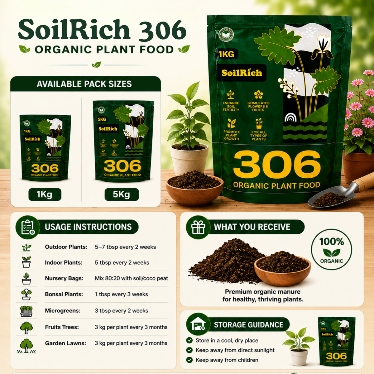 SoilRich 306 Organic Manure