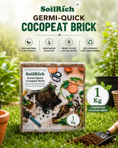 SoilRich Organic Cocopeat 1kg Block