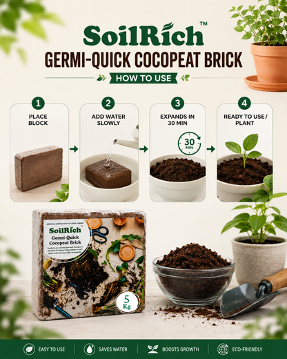 SoilRich Organic Cocopeat 5kg Block