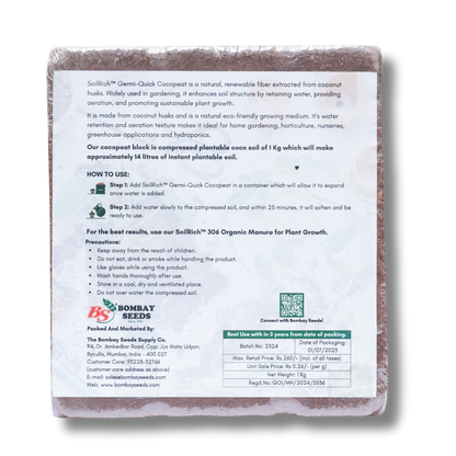 SoilRich™ Organic Cocopeat 5kg Block