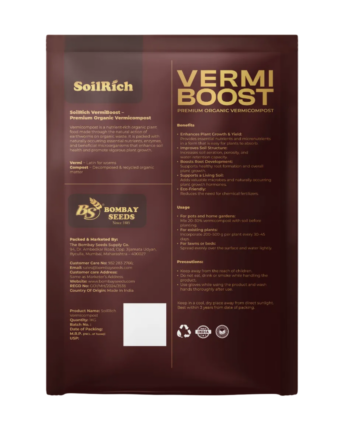 SoilRich Vermi Boost 1kg