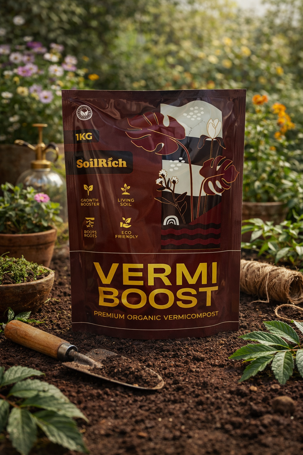 SoilRich VermiBoost [Vermicompost] 1Kg