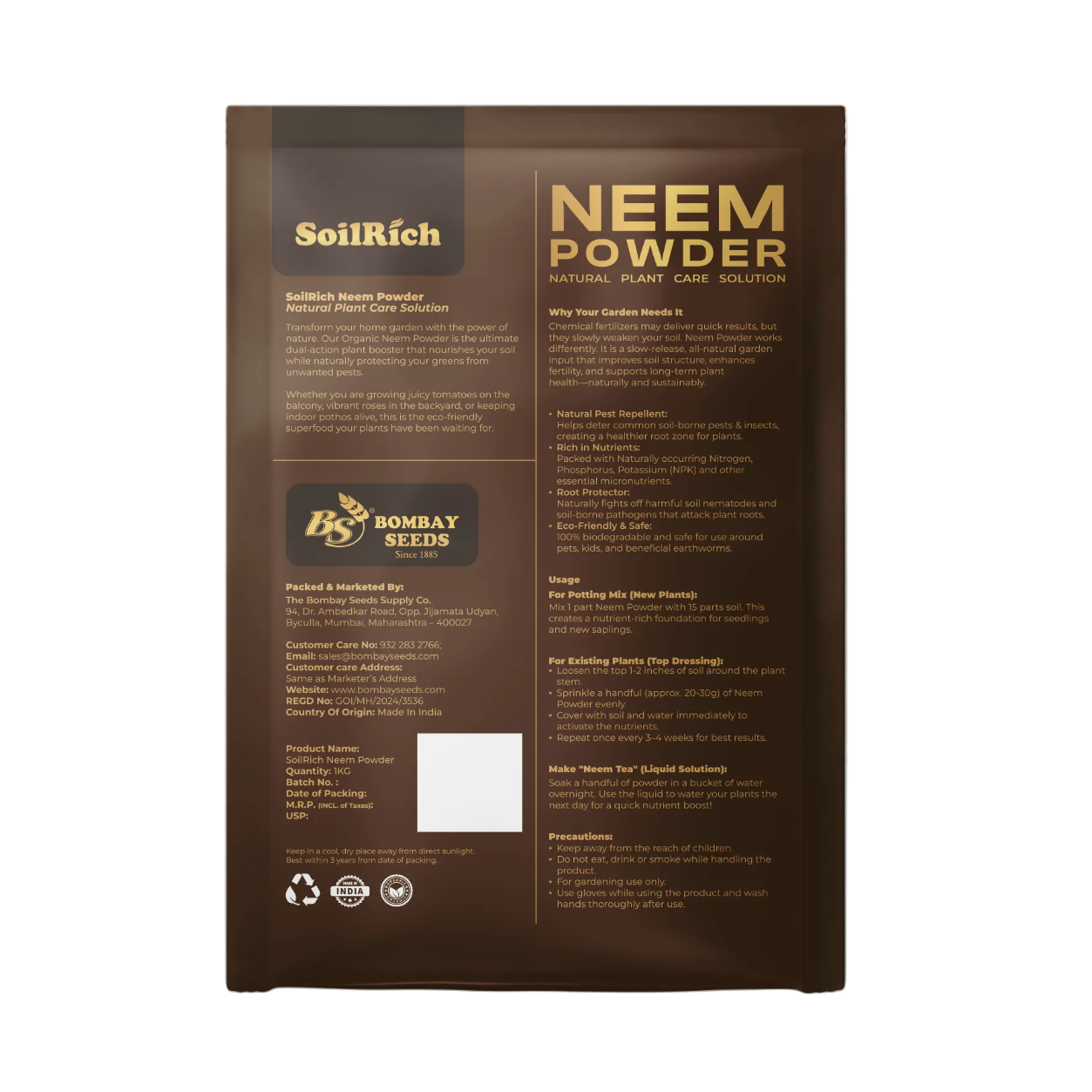 SoilRich Neem Powder