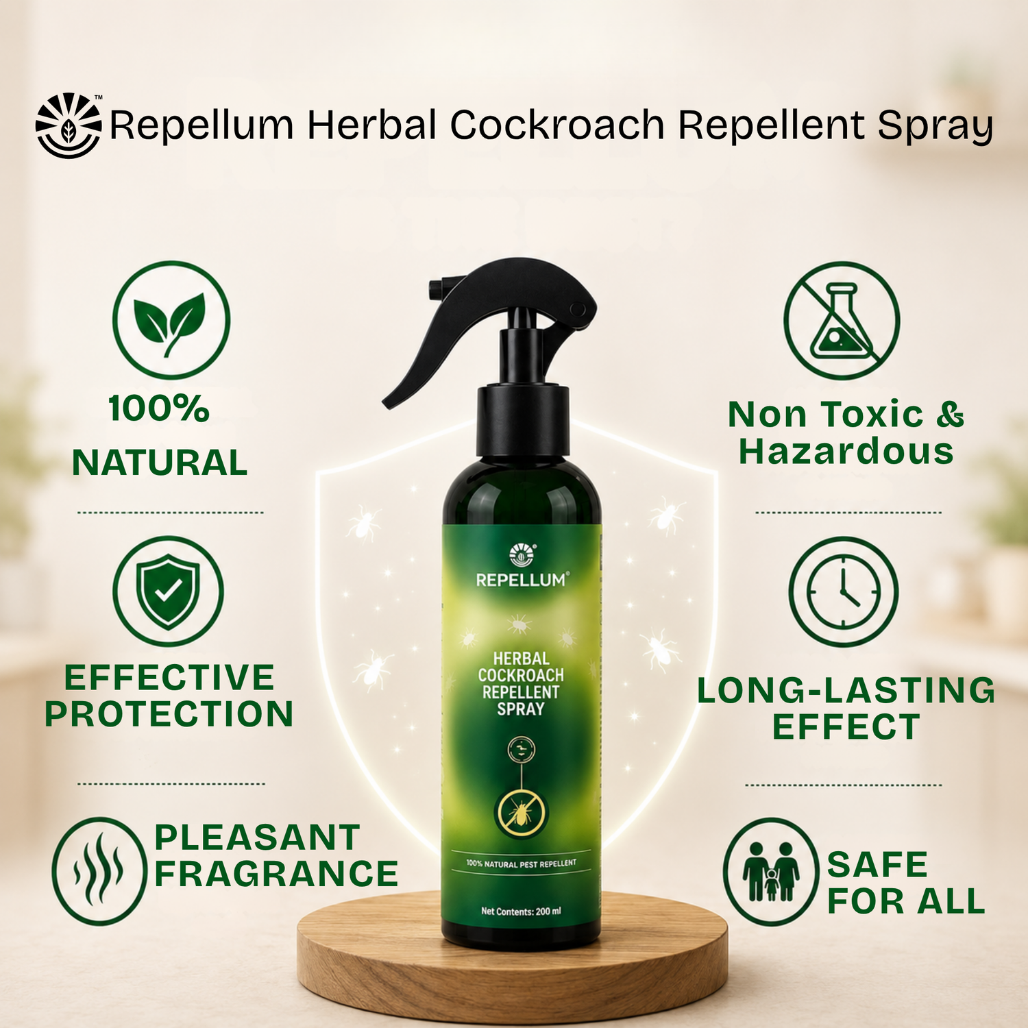 Repellum™ Herbal Cockroach Repellent Spray