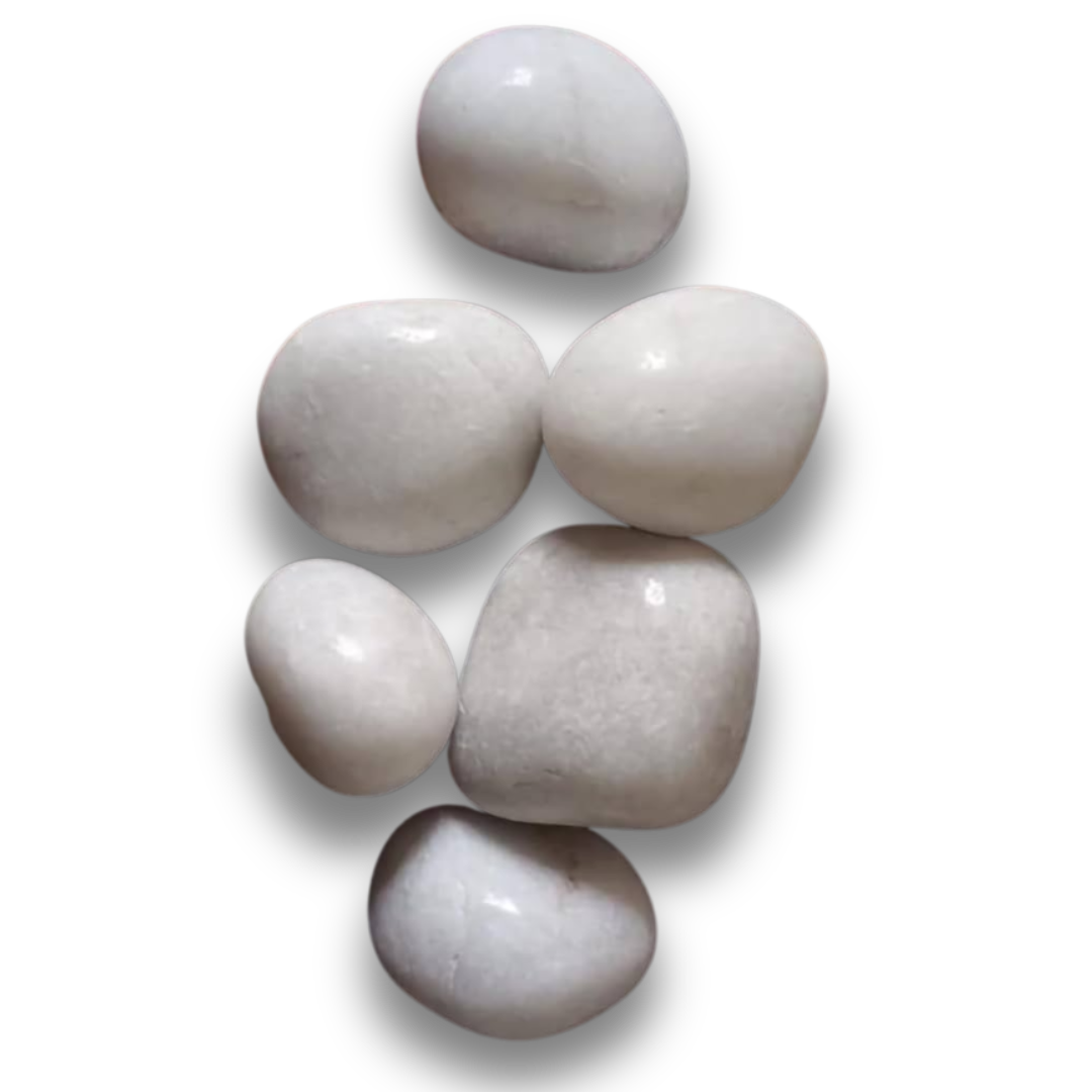 Natural White Stones (Big - 1kg)