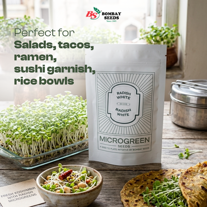Radish (White) Microgreen Seeds